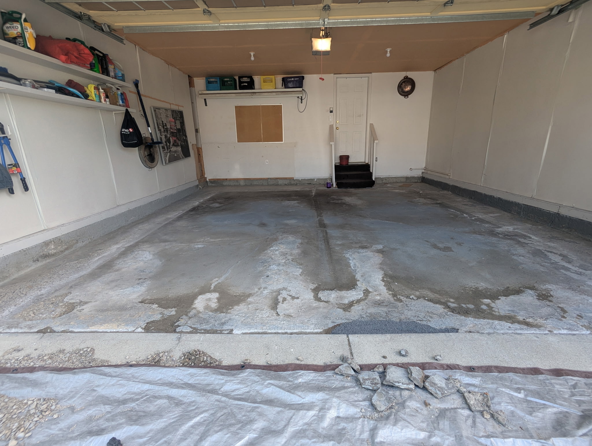 Before rubber surfacing transformation